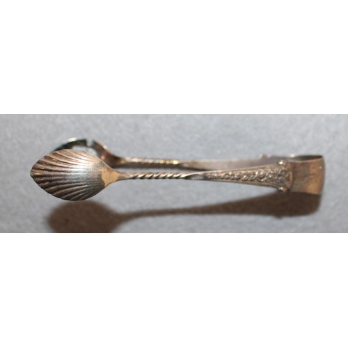 568 - Silver Hallmarked Sugar Tongs