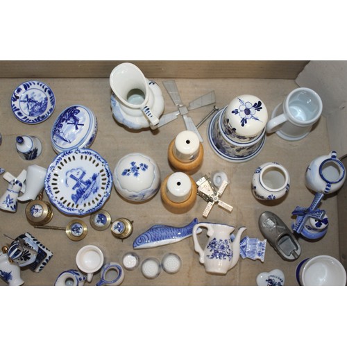 157 - A Selection Of Mainly Dutch Collectable Blue Ceramic Items
COLLECTION ONLY