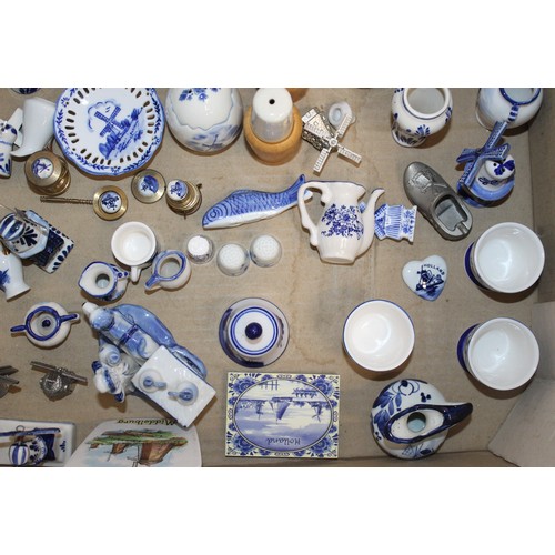 157 - A Selection Of Mainly Dutch Collectable Blue Ceramic Items
COLLECTION ONLY