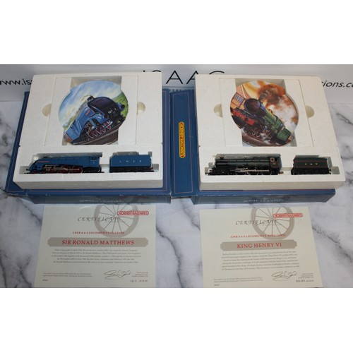 916 - 2 x Boxed Royal Doulton Hornby Railways 'Time For A Change' 50th Anniversary Collection