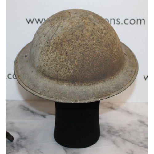 433 - WWII Helmet Complete with Liner