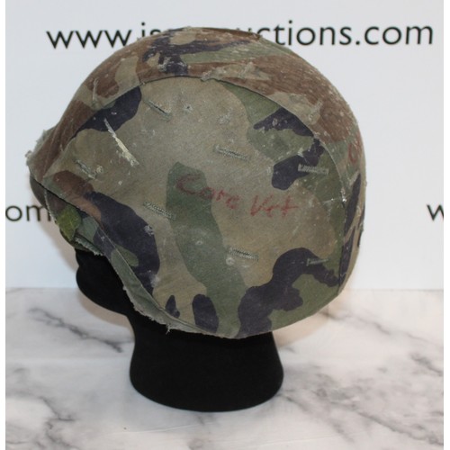 434 - Vintage USA Military Helmet With Liner