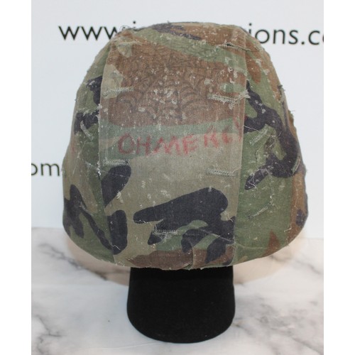 434 - Vintage USA Military Helmet With Liner