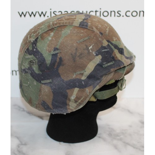 434 - Vintage USA Military Helmet With Liner