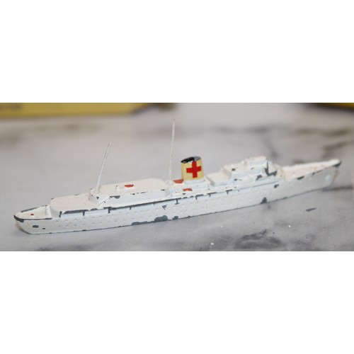 917 - A Selection Of Collectable Tri-ang Model Ships Inc: Aircraft Carriers, Royal Yachts,Tug Boats And So... 