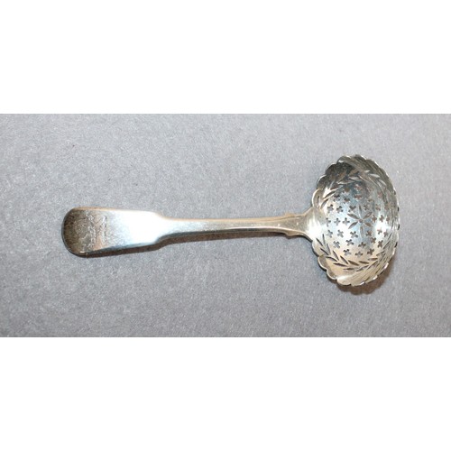 574 - Silver Hallmarked Sugar Sifter Spoon