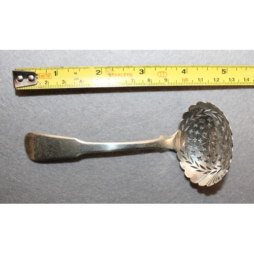 574 - Silver Hallmarked Sugar Sifter Spoon