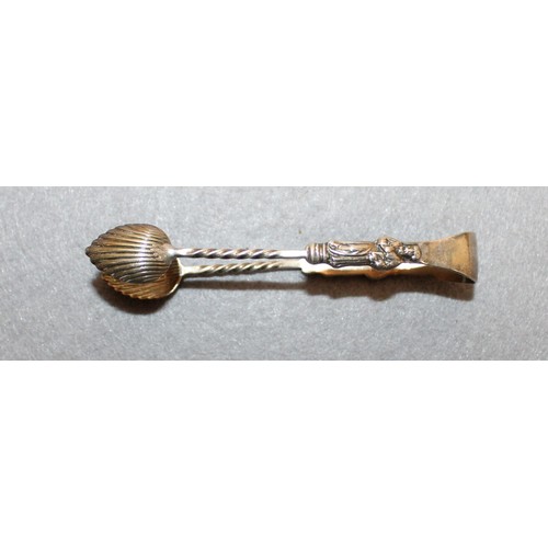 579 - Silver Hallmarked Sugar Tongs