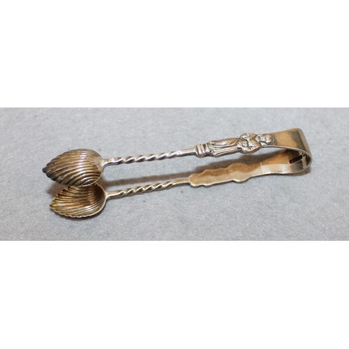 579 - Silver Hallmarked Sugar Tongs