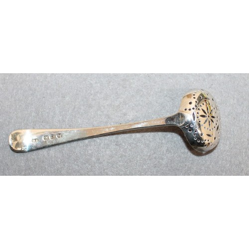 580 - Silver hallmarked Sugar Sifter Spoon