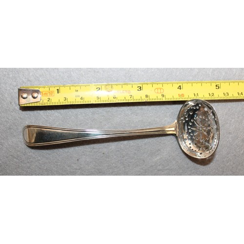 580 - Silver hallmarked Sugar Sifter Spoon