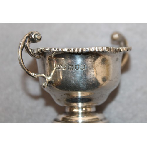 586 - Silver Hallmarked Salt Holder