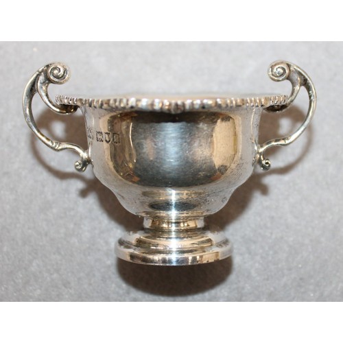 586 - Silver Hallmarked Salt Holder