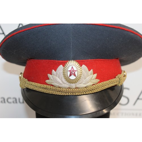 435 - 3 x Soviet Union Military Caps