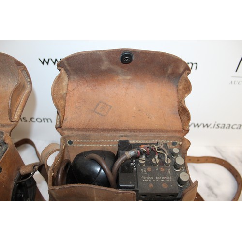 443 - 2 x Signal Corps Military U.S Army Field Telephones