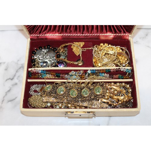 491 - Mixed Jewellery Items In Jewellery Box