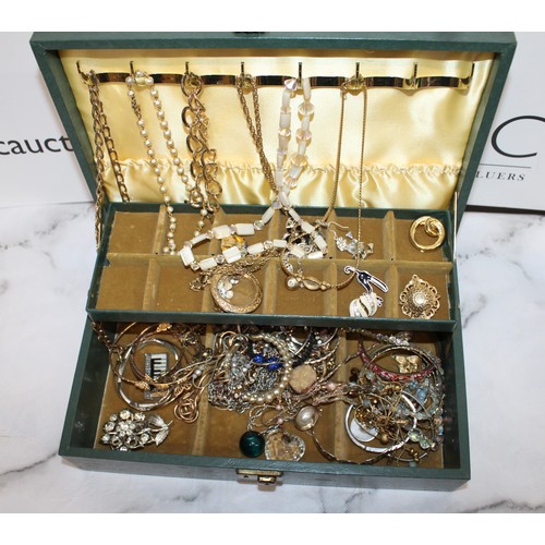 492 - Jewellery Items In Jewellery Box