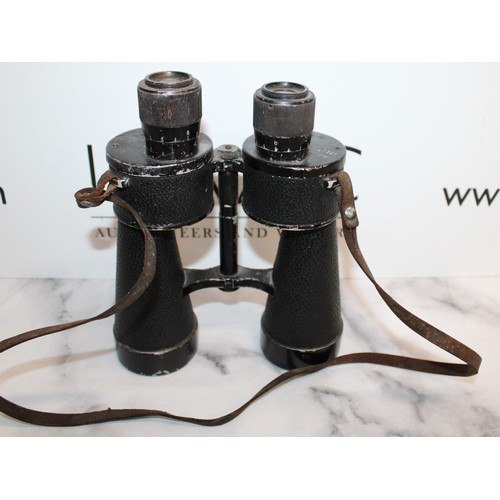 444 - Genuine WWII German Binoculars with Makers Marks