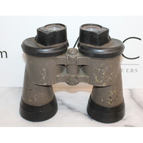 445 - Genuine WWII German Binoculars with Makers Marks