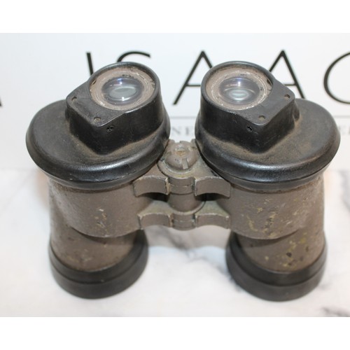 445 - Genuine WWII German Binoculars with Makers Marks