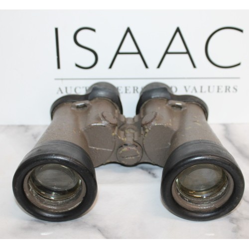 445 - Genuine WWII German Binoculars with Makers Marks