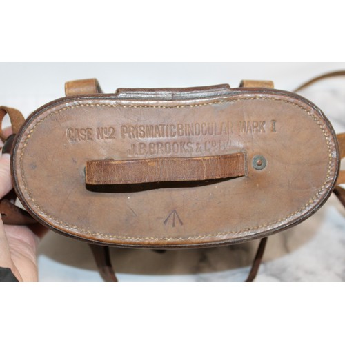 451 - J B BROOKS & CO Prismatic Binoculars Cased