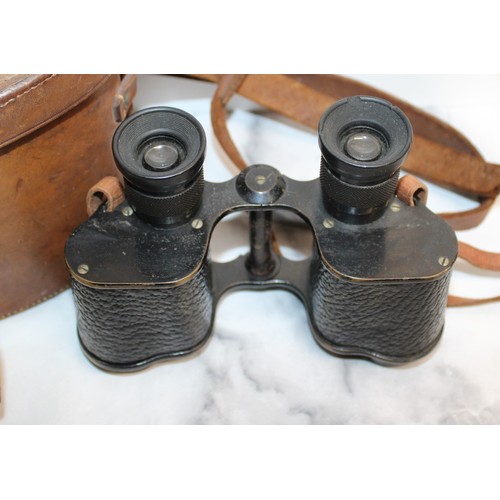 451 - J B BROOKS & CO Prismatic Binoculars Cased