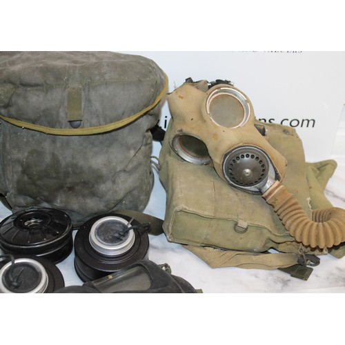 455 - Quantity of Military Gas Masks and Accessories