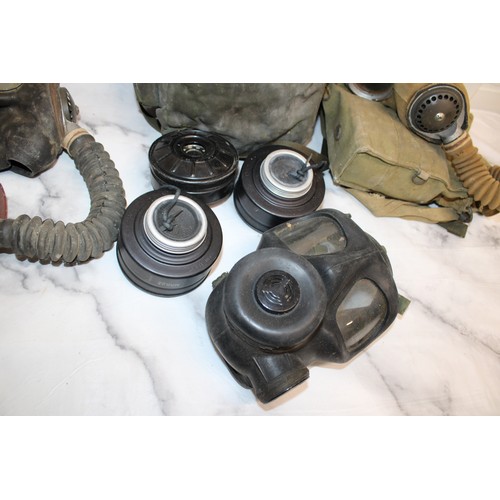 455 - Quantity of Military Gas Masks and Accessories