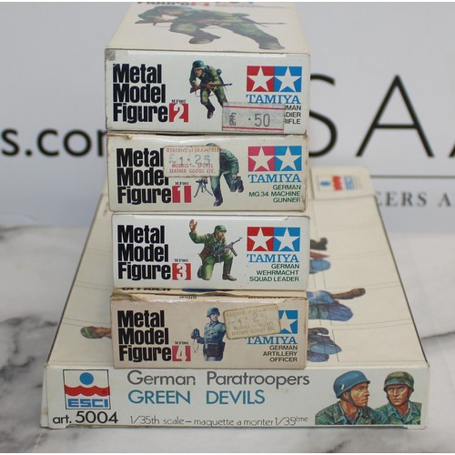 925 - 5 x Boxed TAMIYA & ESCI Military Models