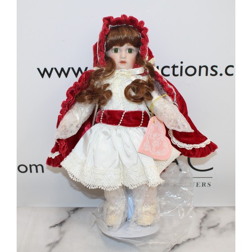 693 - A Collectable, Boxed Original Design Red Riding Hood Doll By Maryse Nicole