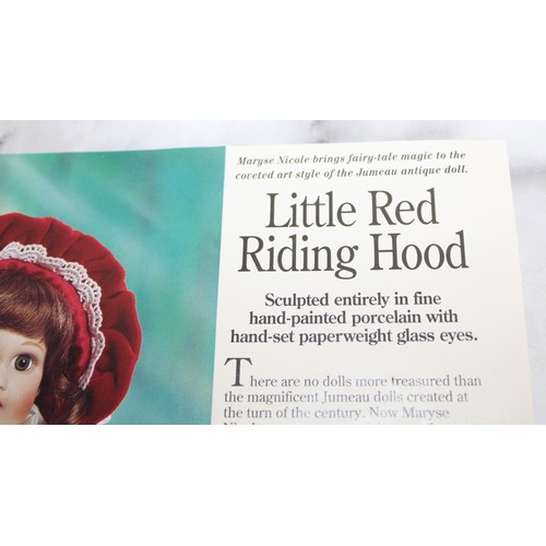 693 - A Collectable, Boxed Original Design Red Riding Hood Doll By Maryse Nicole