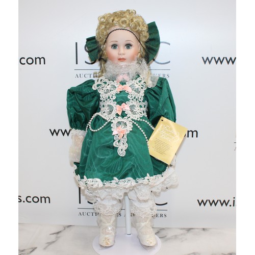 694 - A Boxed Collectable Franklin Heirloom Doll