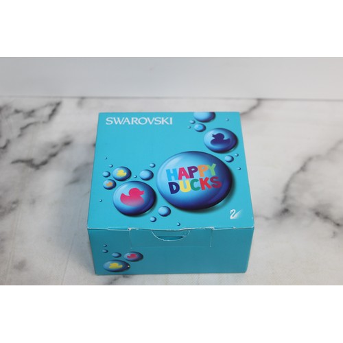 31 - Boxed Swarovski Crystal Happy Duck Sunny Sam...