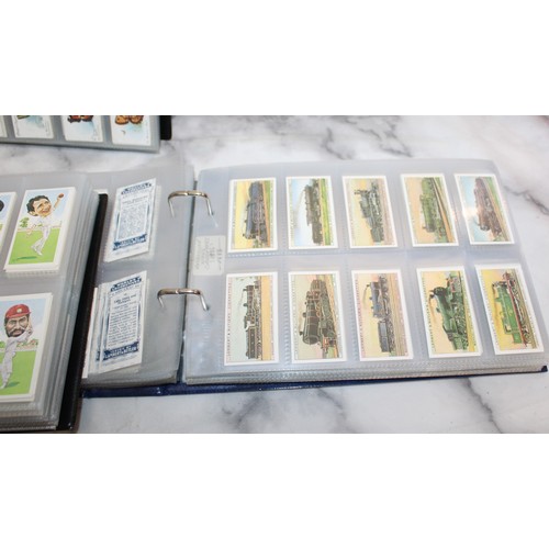 32 - Large Quantity Of Collectable Cigarette Picture Cards Etc 5 x Folders...