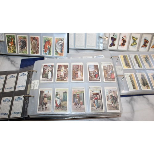 32 - Large Quantity Of Collectable Cigarette Picture Cards Etc 5 x Folders...