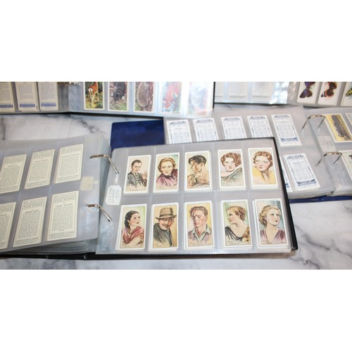 32 - Large Quantity Of Collectable Cigarette Picture Cards Etc 5 x Folders...