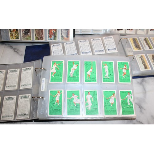 32 - Large Quantity Of Collectable Cigarette Picture Cards Etc 5 x Folders...