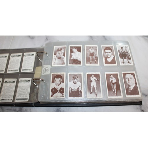 34 - Large Quantity Of Very Collectable Cigarette/Picture Cards Etc In 4 x Folders...