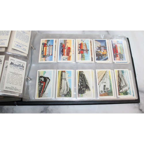 34 - Large Quantity Of Very Collectable Cigarette/Picture Cards Etc In 4 x Folders...