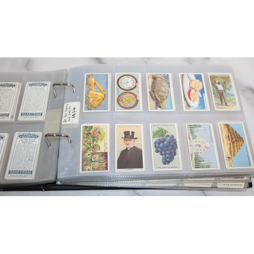 34 - Large Quantity Of Very Collectable Cigarette/Picture Cards Etc In 4 x Folders...