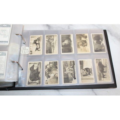 34 - Large Quantity Of Very Collectable Cigarette/Picture Cards Etc In 4 x Folders...