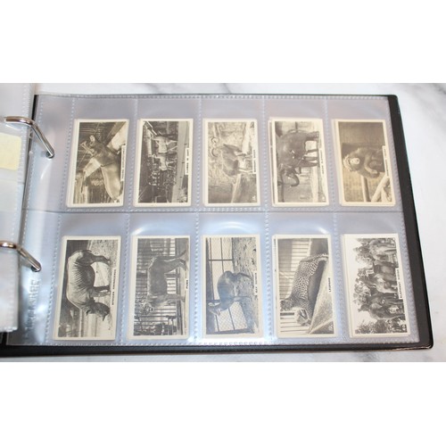 34 - Large Quantity Of Very Collectable Cigarette/Picture Cards Etc In 4 x Folders...