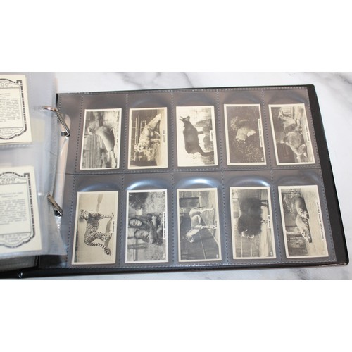 34 - Large Quantity Of Very Collectable Cigarette/Picture Cards Etc In 4 x Folders...