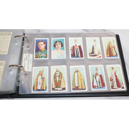 34 - Large Quantity Of Very Collectable Cigarette/Picture Cards Etc In 4 x Folders...