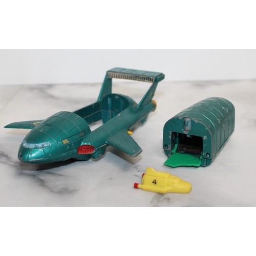 710 - A Dinky Toys Collectable Thunderbird 2 Vehicle All Four Legs Are Intact