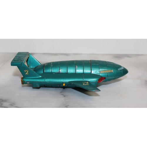 710 - A Dinky Toys Collectable Thunderbird 2 Vehicle All Four Legs Are Intact