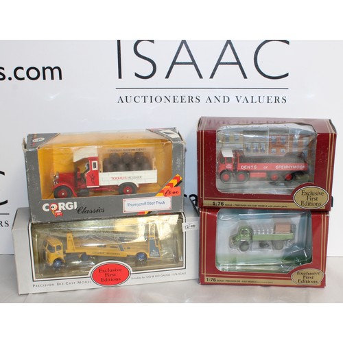 726 - 4 x Collectable Die-Cast Models Inc-Exclusive First Editions Swift's Services Transporter 13002/CORG... 