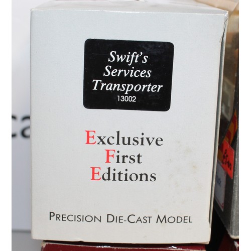 726 - 4 x Collectable Die-Cast Models Inc-Exclusive First Editions Swift's Services Transporter 13002/CORG... 