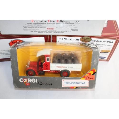 726 - 4 x Collectable Die-Cast Models Inc-Exclusive First Editions Swift's Services Transporter 13002/CORG... 